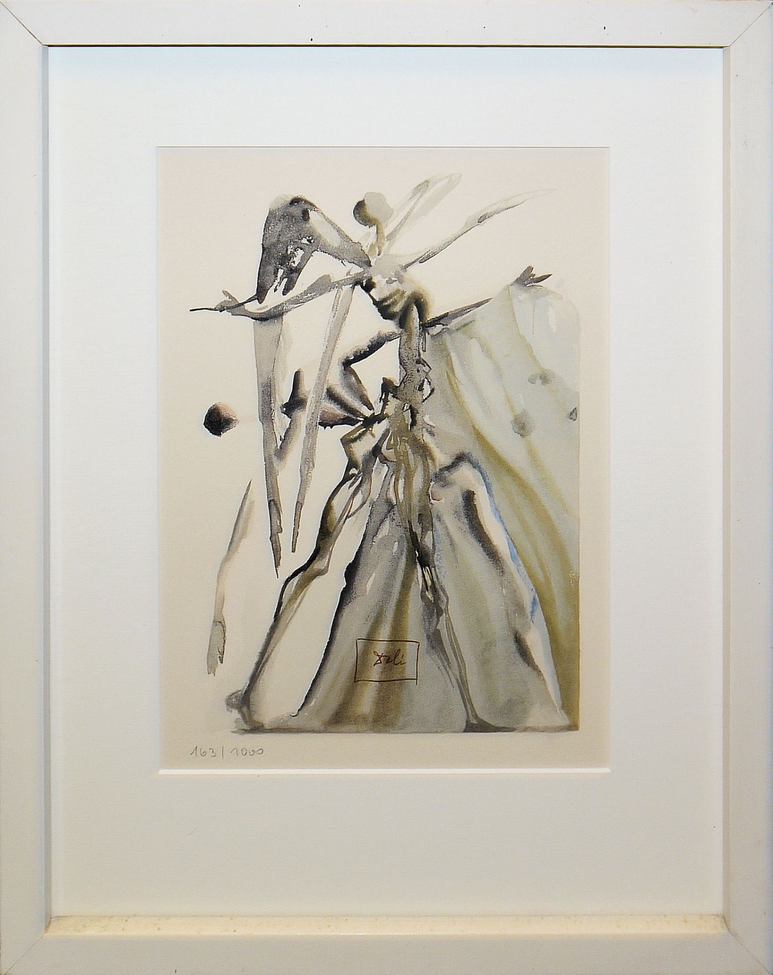 Salvador Dalí, Die Göttliche Komödie, 4 Farbholzschnitte, galeriegerahmt - Bild 4 aus 4