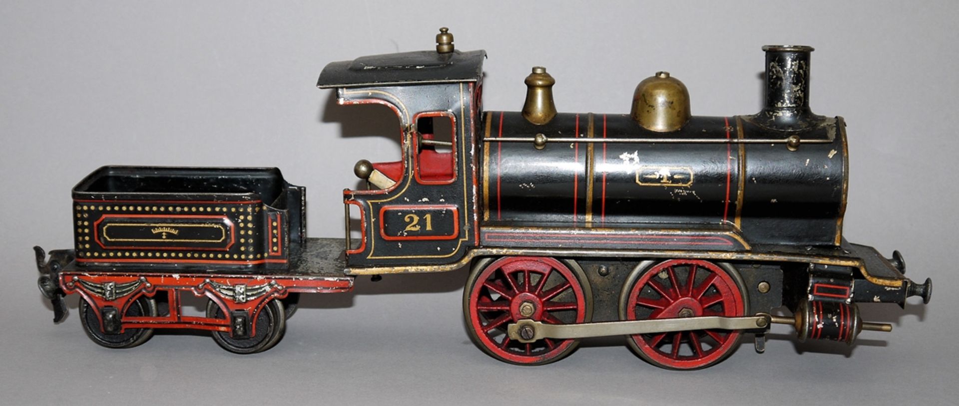 Märklin, Lokomotive Spur 1, Modell R 1021, ca. 1920 - Bild 2 aus 2