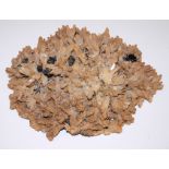 Große Mineralienstufe Quarz mit Baryt und Galenit