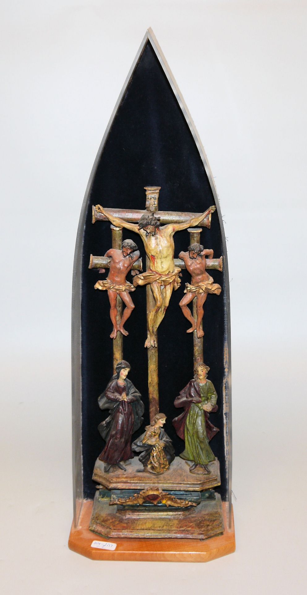 Kreuzigungsgruppe, alpenländisch um 1760