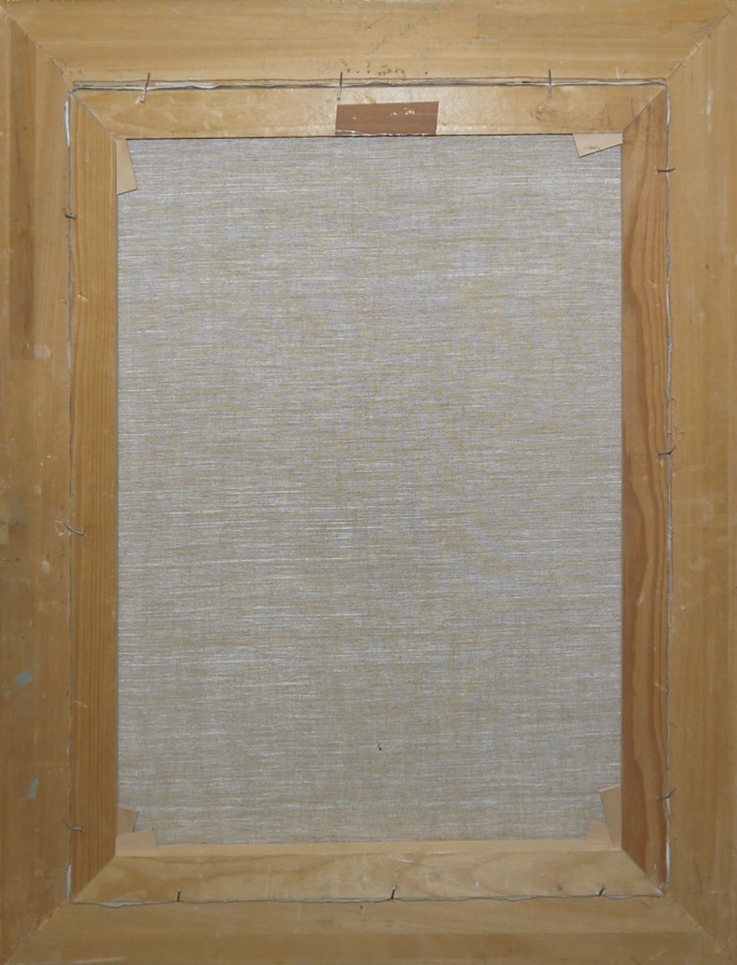 Porträtist um 1780, Halbporträt eines vornehmen Herrn, Ölgemälde, Goldstuckrahmen - Bild 2 aus 2