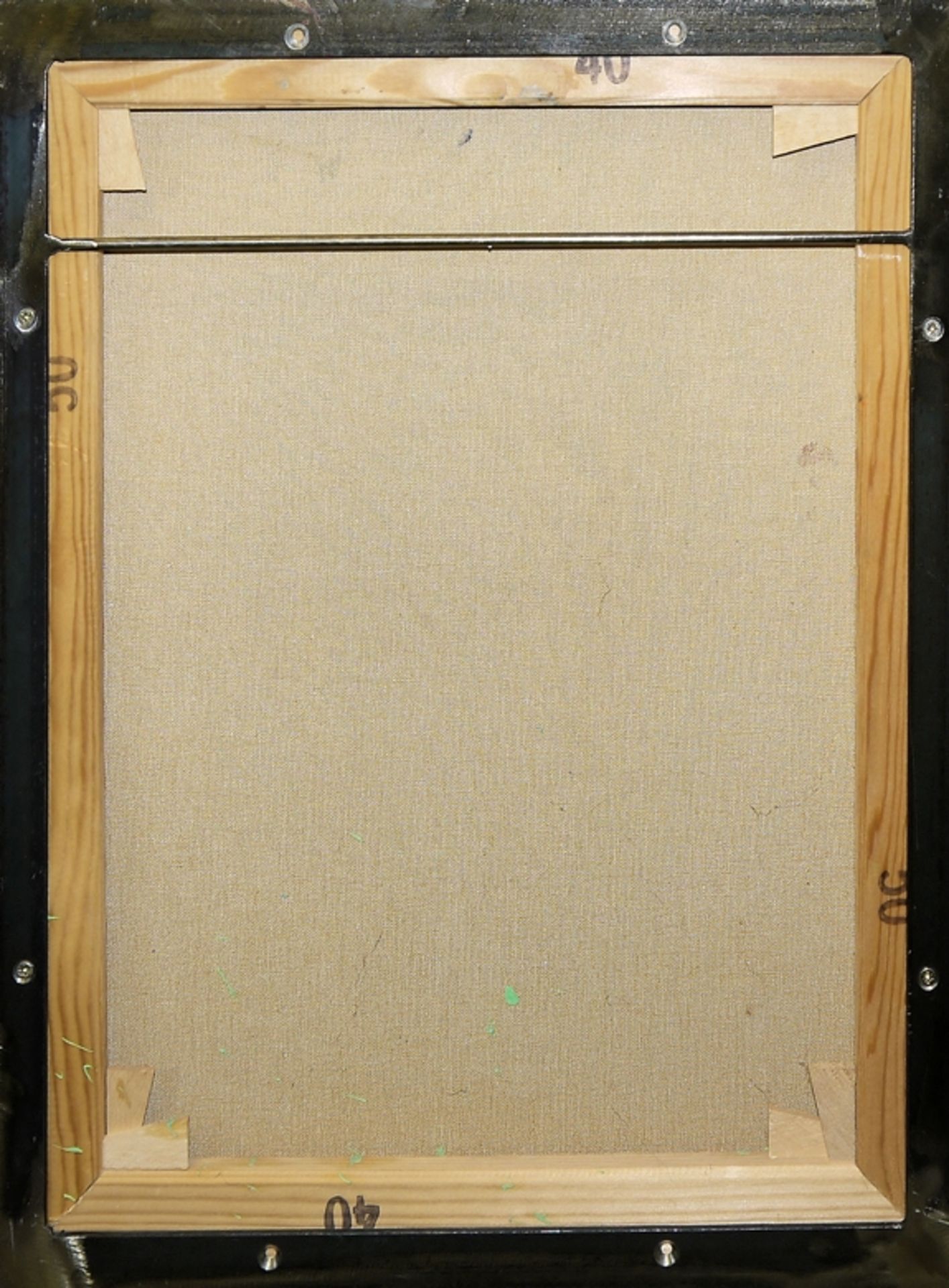 Dietmar Brixy, "Mexikanische Impression", Ölgemälde von 1994, im Stahlrahmen, mit Zertifikat - Bild 3 aus 4