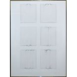 Erwin Bechtold, "Various ..., Zeichnung 74-33", gerahmt