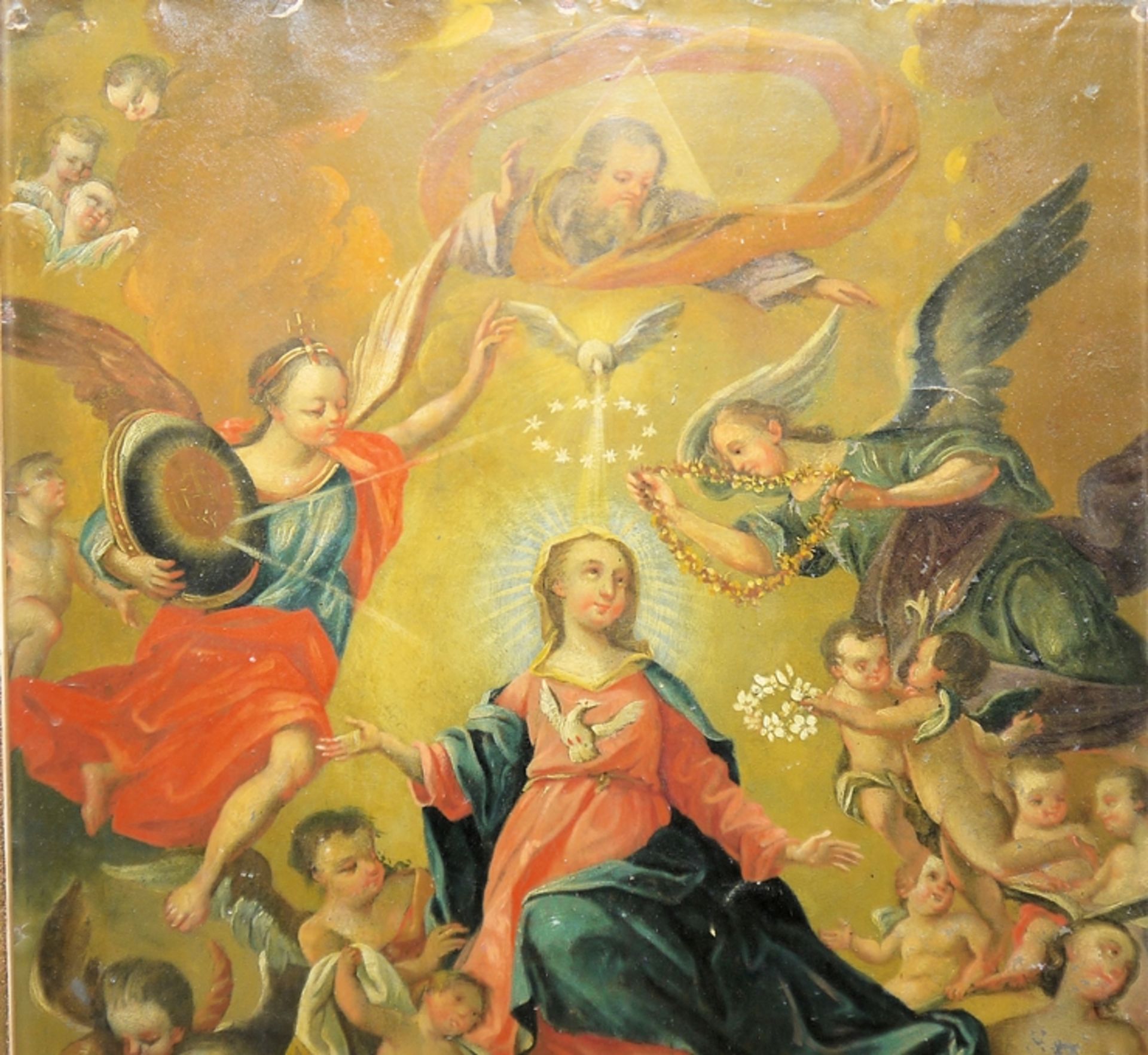 Italienische Schule & Alpenländisch um 1760, Der Heilige Hieronymus mit dem Löwen & Maria Himmelfah - Bild 3 aus 8