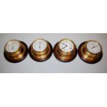 Vier nautische Messgeräte von Wempe, Hamburg, modern
