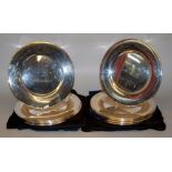 15 Platzteller Silhouette, versilbert, Wilkens