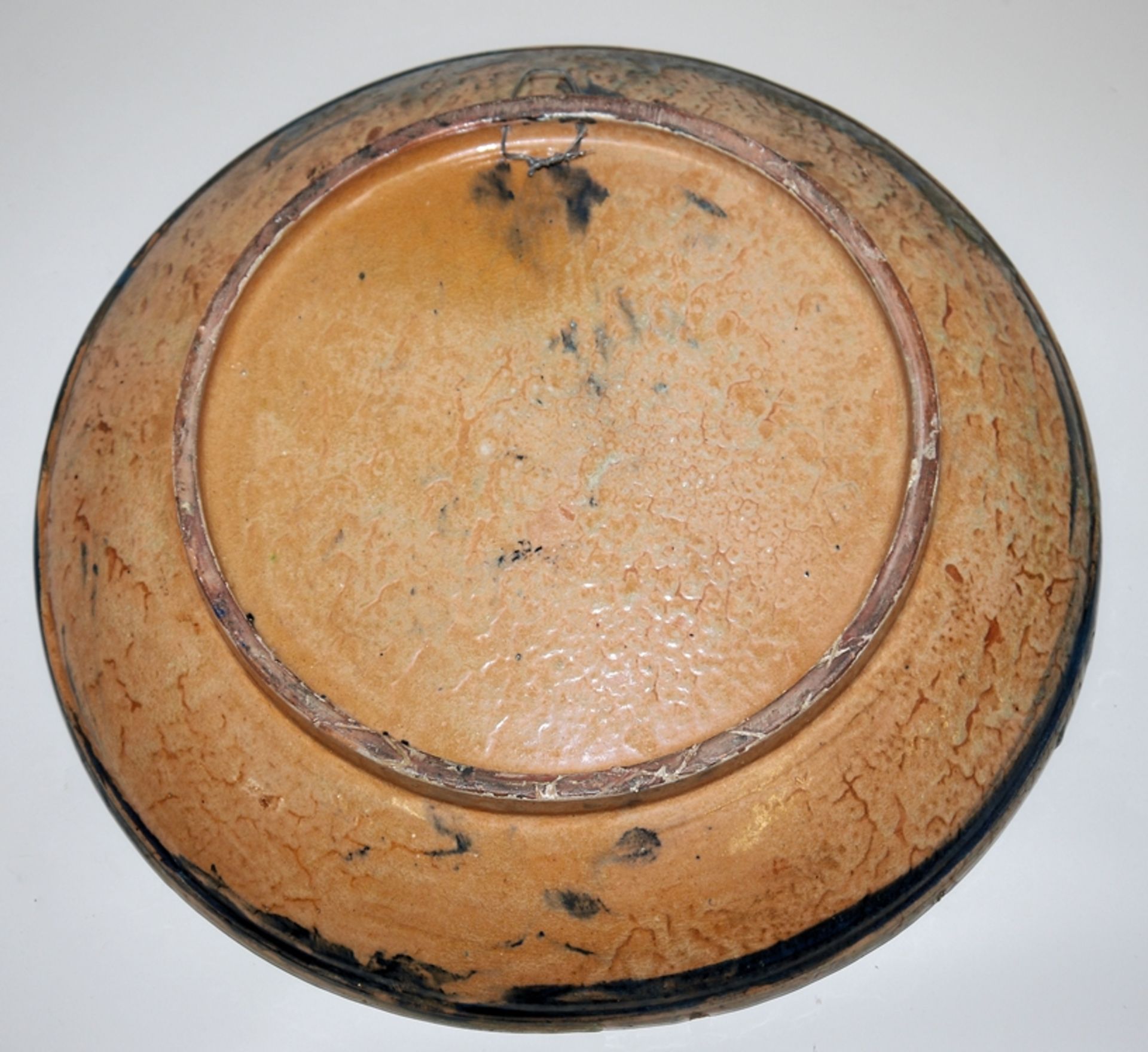 Max Laeuger, großer Teller und kleine Vase, Werkstattarbeiten 1897 und 1911 - Bild 3 aus 3