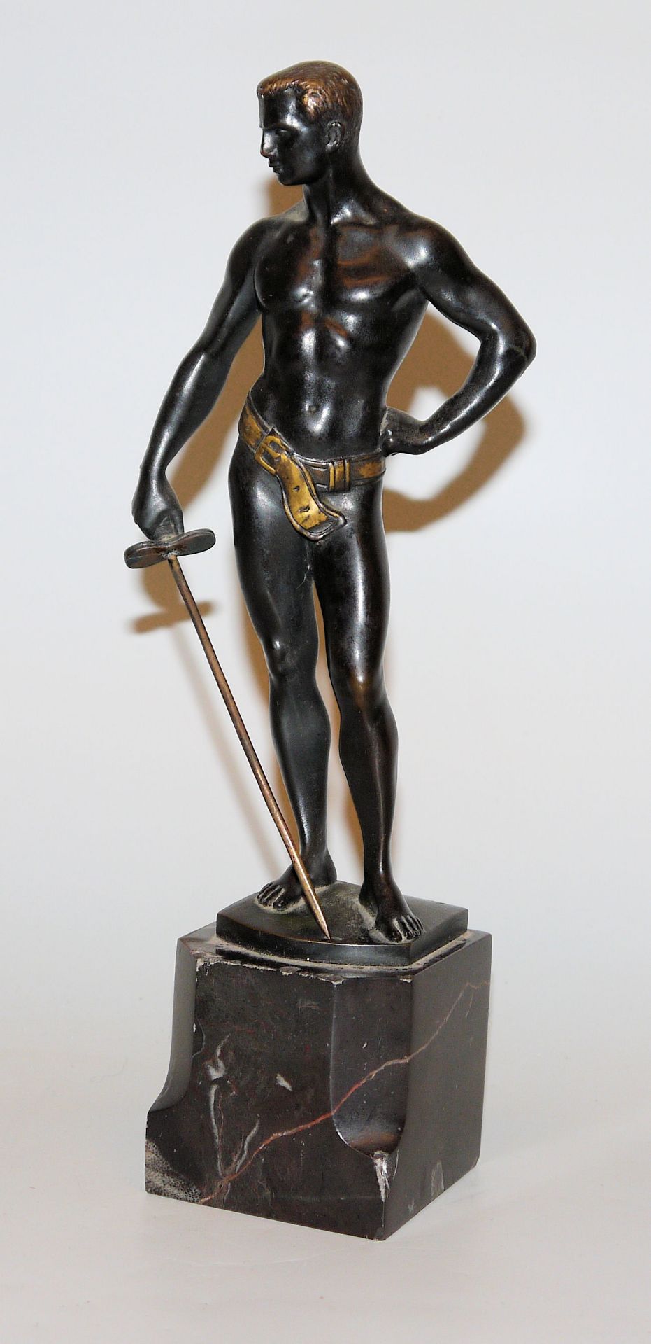 Emile Henri, Bronzeplastik Fechter