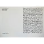 Günther Uecker, Neujahrsgrüße der Erker Galerie und Verlag St. Gallen, signierte Lithographie