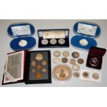 Slg. Silbermünzen u. -medaillen u.a., ab 1932