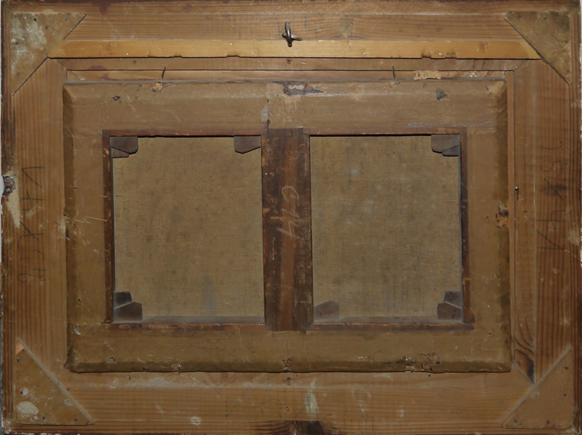 John Crome the Old (laut rücks. Bez.), Herbstliche Landschaft mit Personen (bei Norwich), Ölgemälde - Bild 3 aus 3