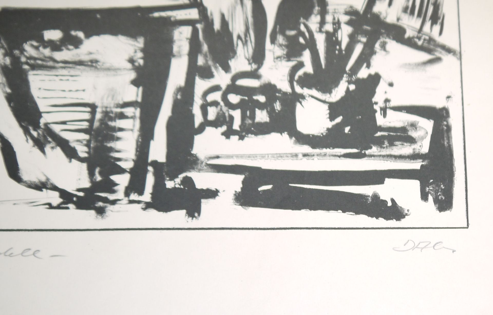 Gerd Lind, "Transition VII" u. "Kreuz-Spirale VII", Zeichnungen von 1977-78/ 1979 & Dag Seemann, "M - Bild 4 aus 4