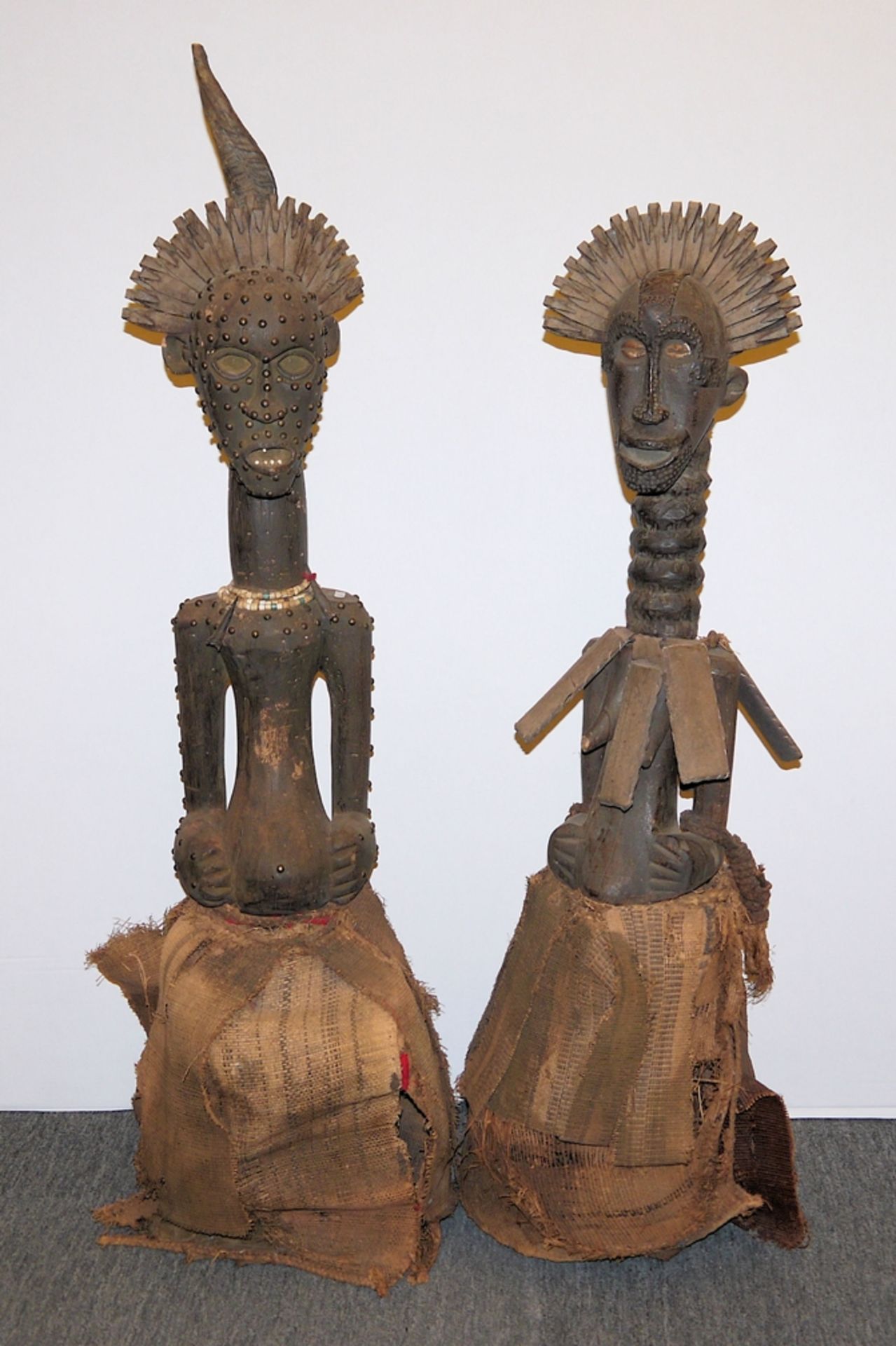 Statuen-Paar der Songye, D.R. Kongo