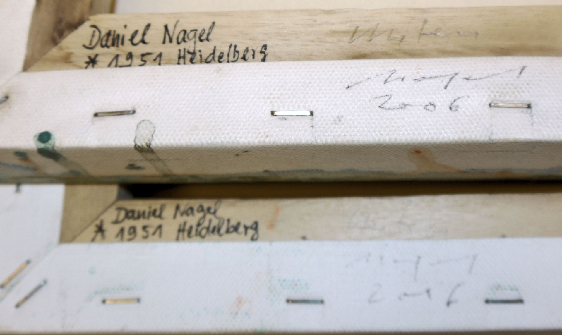 Daniel Nagel, Sammlungsnachlass mit 10 kleinformatigen Originalen, 5 x gerahmt - Bild 9 aus 10