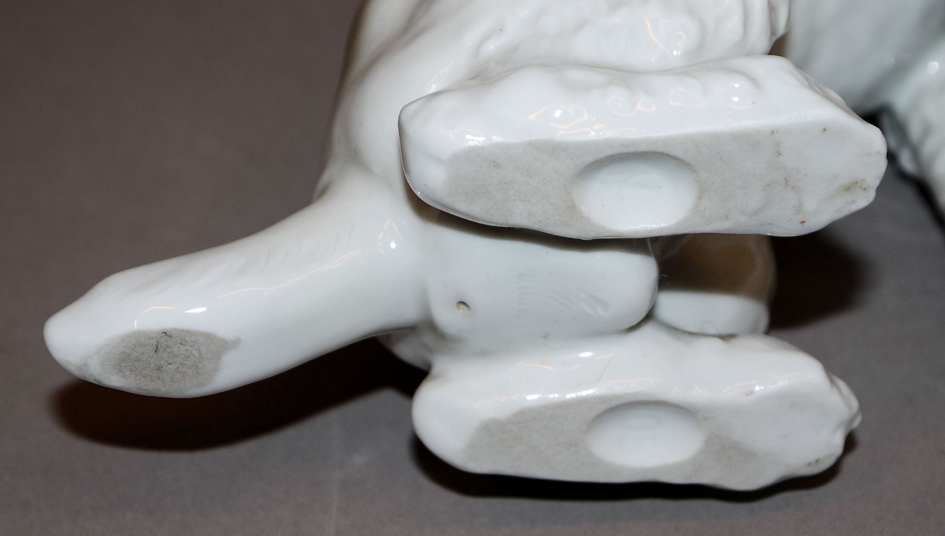 Franz Nagy, Sitzender Foxterrier, Allach-Porzellan um 1935  - Bild 3 aus 4