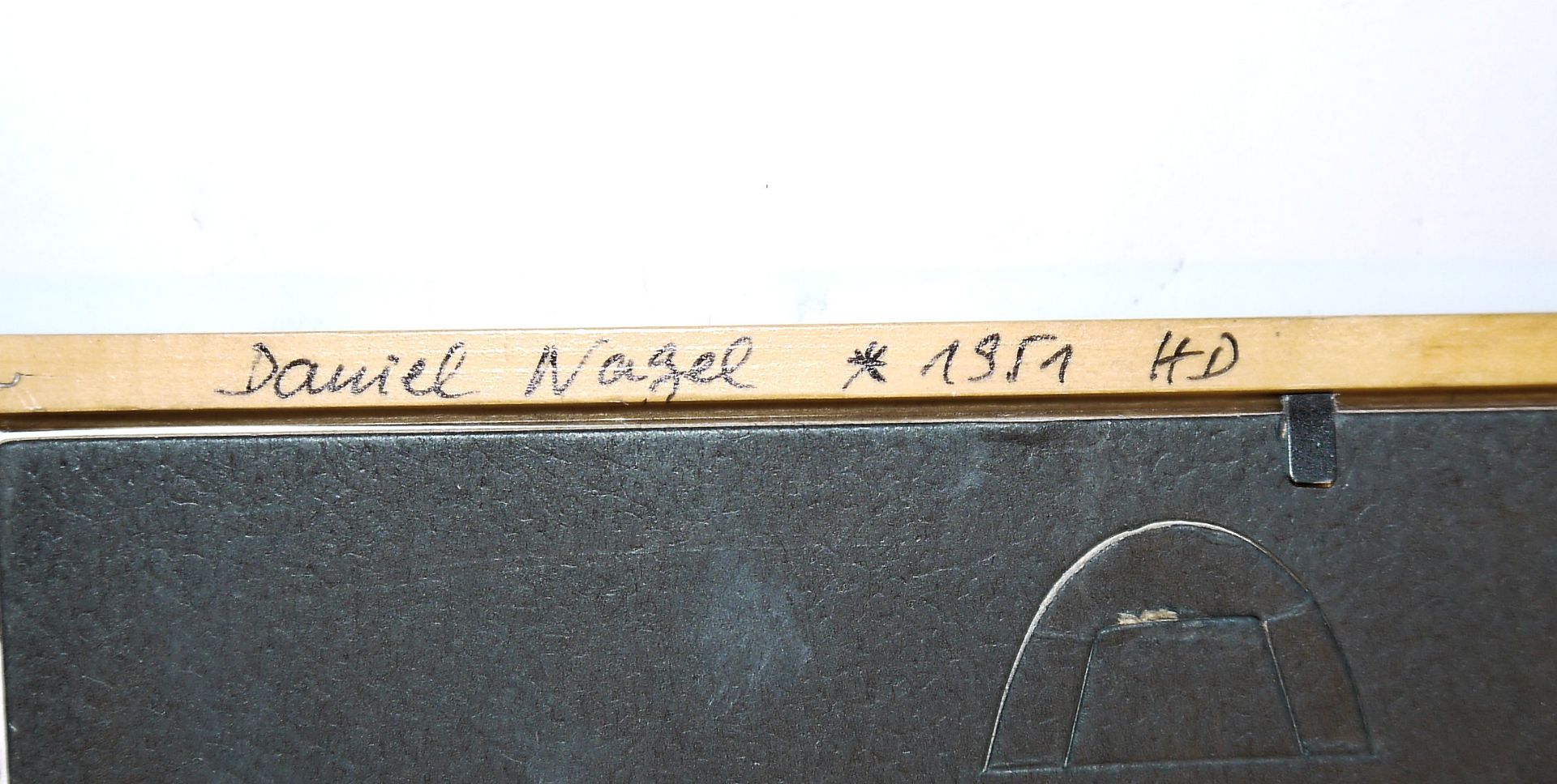 Daniel Nagel, Sammlungsnachlass mit 10 kleinformatigen Originalen, 5 x gerahmt - Bild 5 aus 10