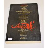 Salvador Dalí, gepflegte Kunstbuchsammlung mit Raritäten (u.a. Gerhard Habarta, Erstausgabe)