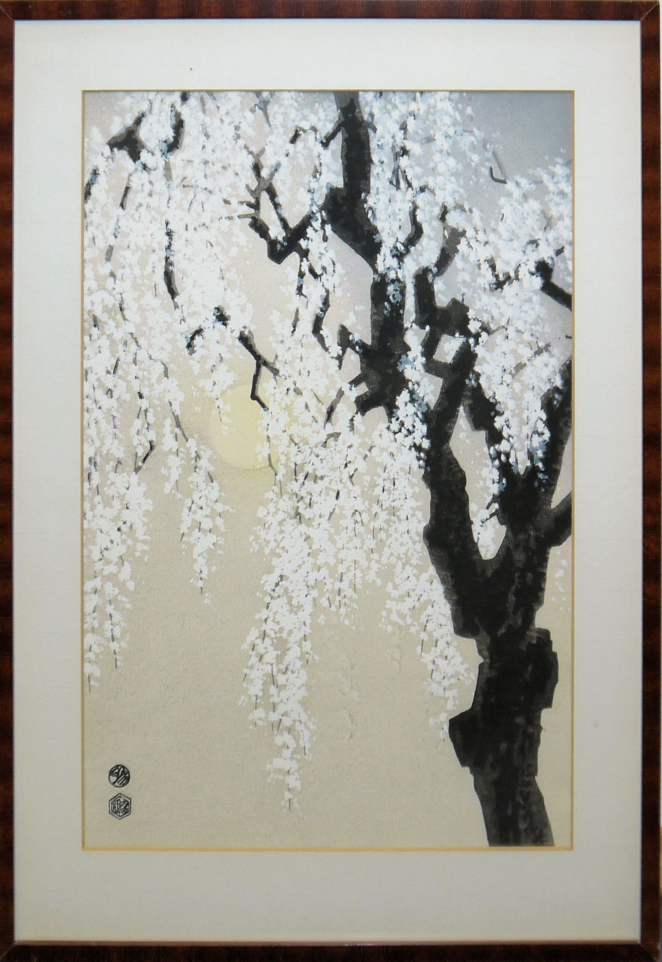 12 Ukiyo-e, japanische Farbholzschnitte der Uchida Art Co., Kyoto Mitte 20. Jh. - Bild 7 aus 7