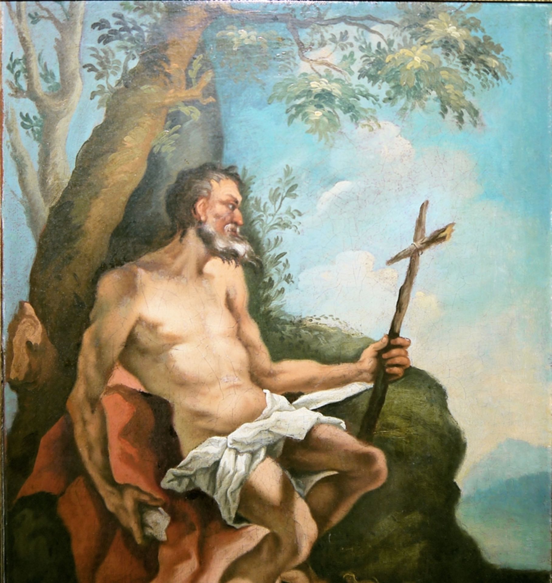 Italienische Schule & Alpenländisch um 1760, Der Heilige Hieronymus mit dem Löwen & Maria Himmelfah - Bild 7 aus 8