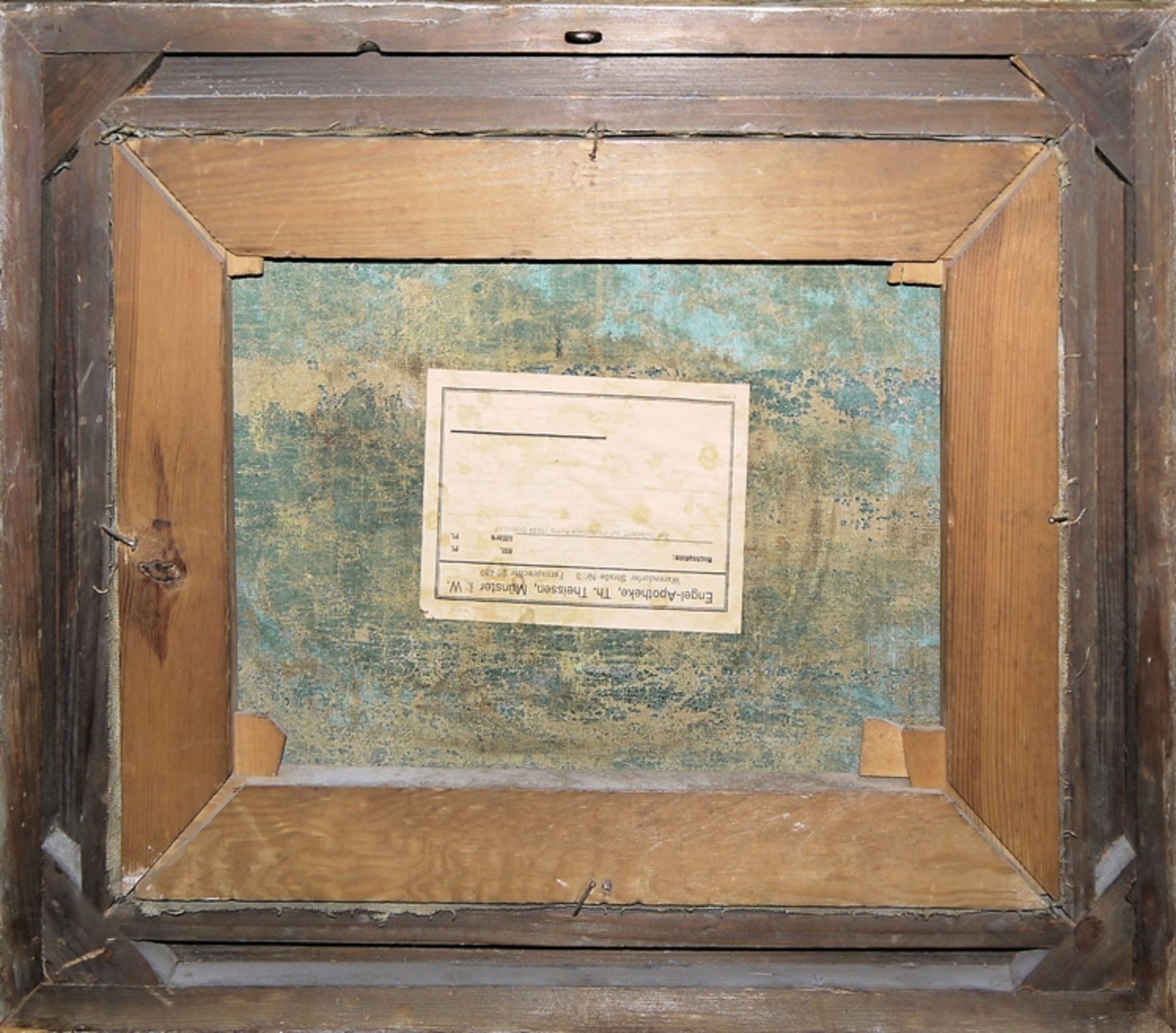 Ernst Toepfer, Stillleben, Ölgemälde von 1919, gerahmt - Bild 3 aus 3