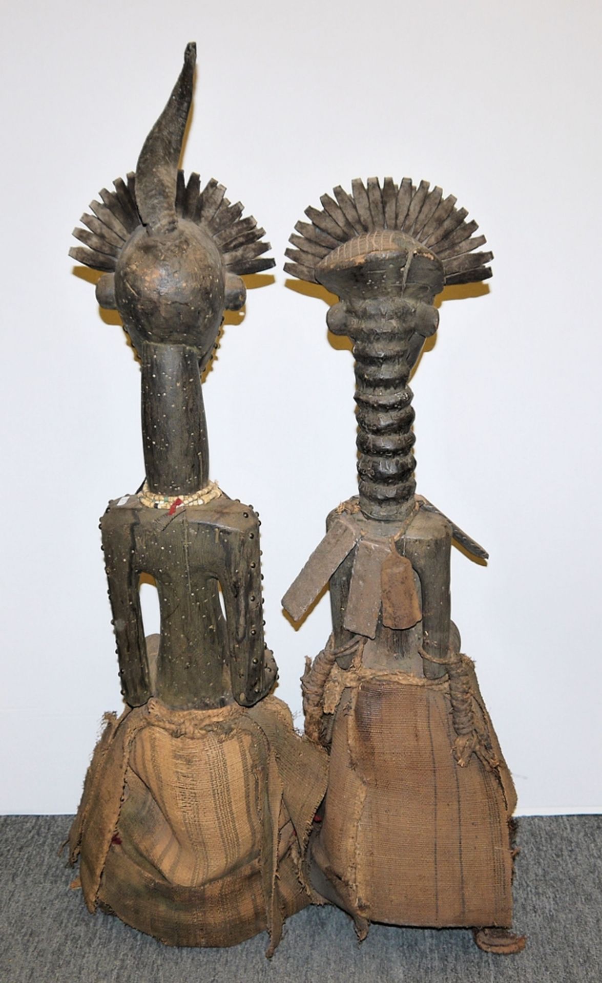 Statuen-Paar der Songye, D.R. Kongo - Bild 2 aus 2