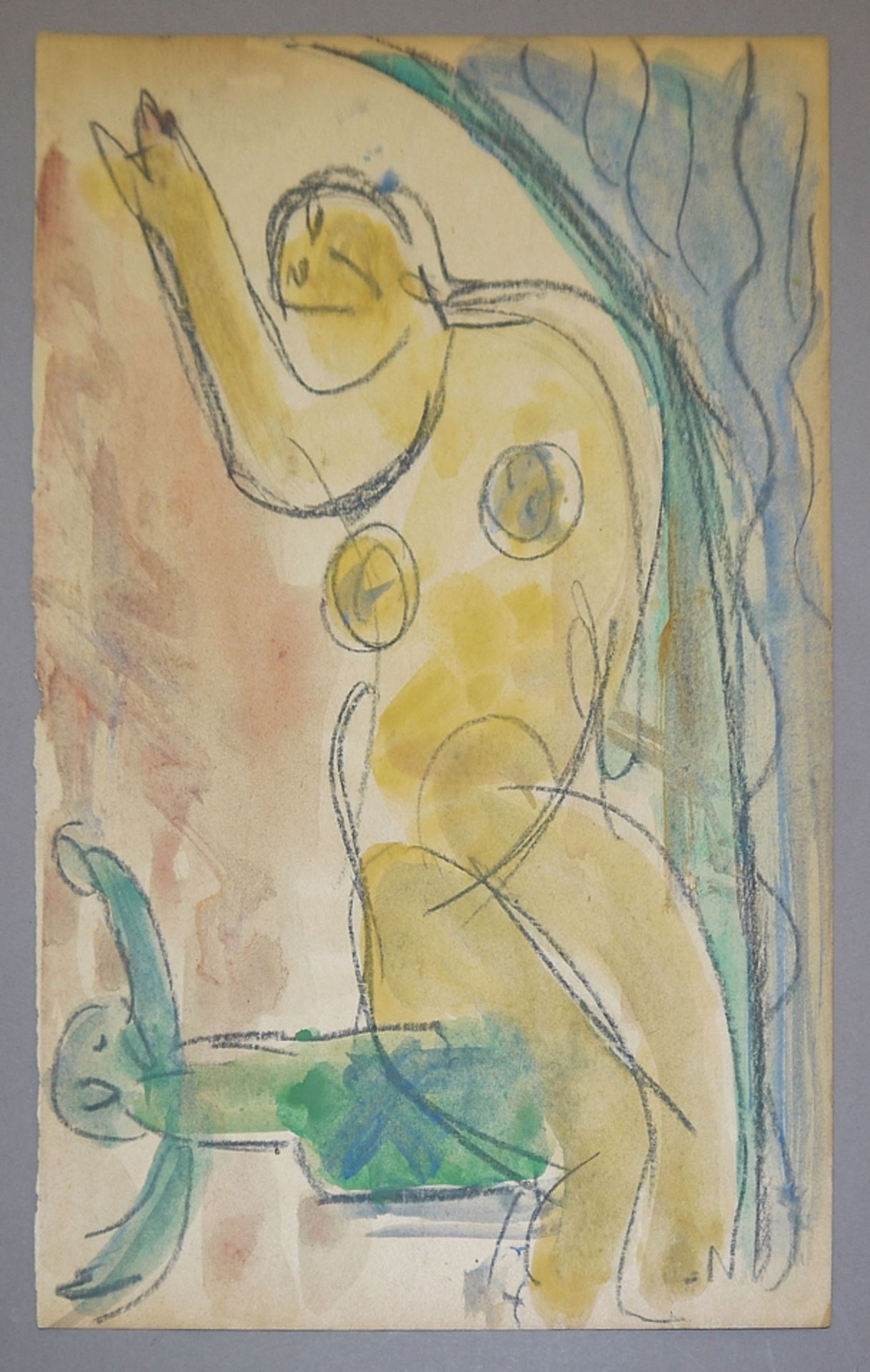 Expressionist, 7 Aquarellzeichnungen von 1926 - 1931 - Bild 3 aus 7