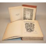 Homers Ilias von J. H. Voss mit Holzschnitten von Ludwig von Hofmann, 1923 &  Goethe, "Faust" m. Ei