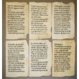 Sechs große Antiphonarblätter, 16./17. Jh.