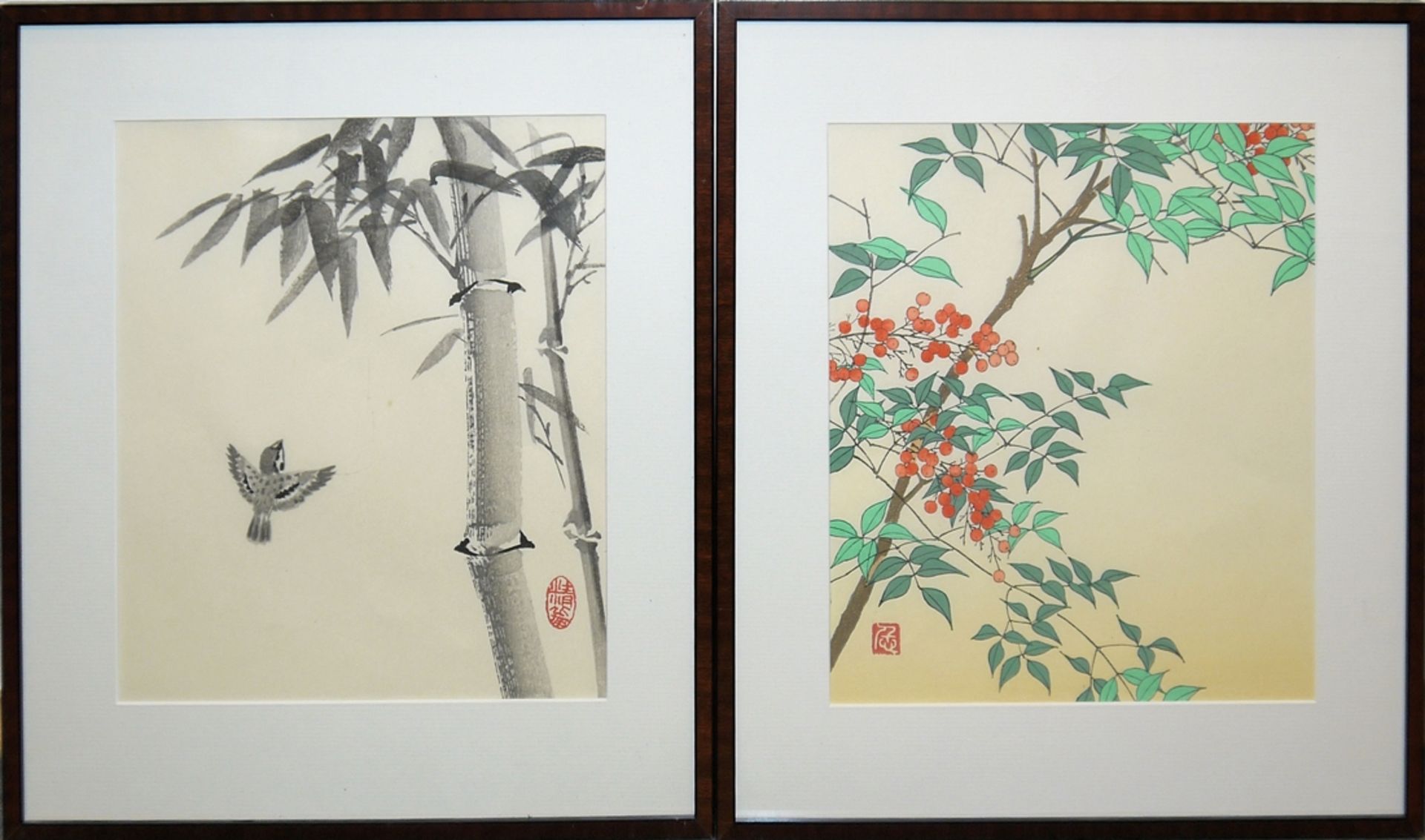 12 Ukiyo-e, japanische Farbholzschnitte der Uchida Art Co., Kyoto Mitte 20. Jh. - Bild 5 aus 7