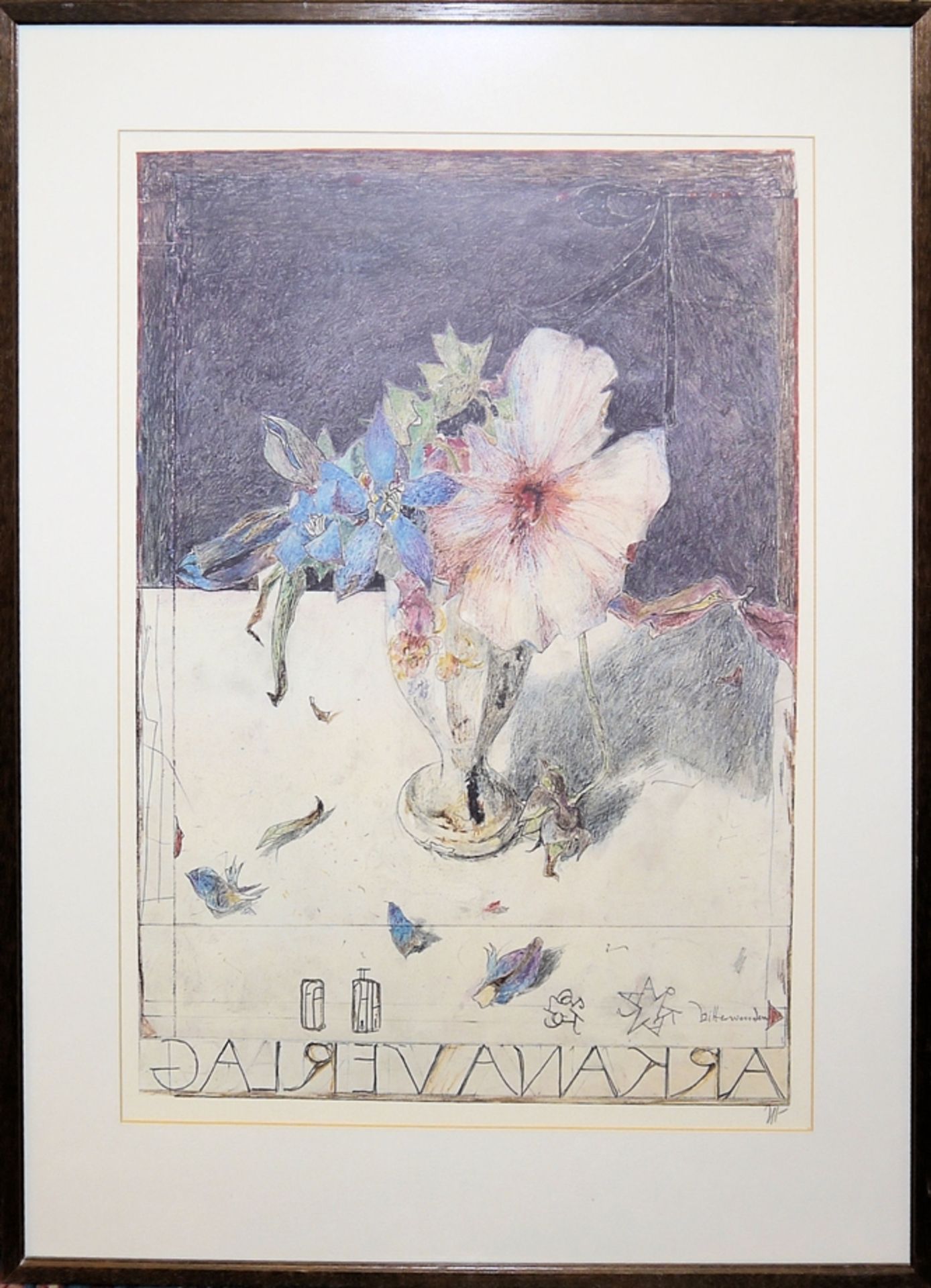 Horst Janssen, 3 sign. Graphiken, 2 x gerahmt - Bild 2 aus 3