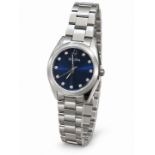 A Unused Ladies Bulova Surveyor Blue Diamond Dial Watch.