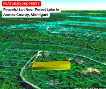 Peaceful Lot Near Forest Lake in Arenac County, Michigan!