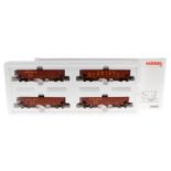 Märklin Hopper-Car-Set 45800, Spur H0, 4-teilig, Alterungsspuren, OK, Z 1-2