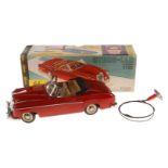 Schuco Elektro Hydro-Car 5720, rot, mit Fernsteuerung, LS und Alterungsspuren, L 25, im tw besch.