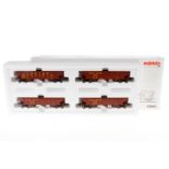 Märklin Hopper-Car-Set 45800, Spur H0, 4-teilig, Alterungsspuren, OK, Z 1-2