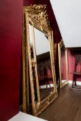 Pair of 2 Gilt Gold Style Mirror