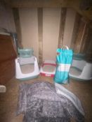 An assortment of Cat related products