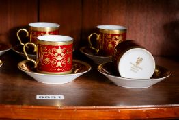 Thomas Goode Florette Cups and Saucers