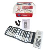 RRP £ - Lujex Hand Roll Up Piano Silicon Standard 88 Key Portable Keyboard