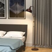 RRP £49 - Costway Height Adjustable Industrial Floor Lamp