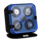 RRP £181.99 - Clover Watch Winder 4 Watches 3 Rotations 4 Speeds LED