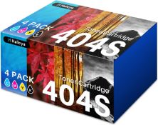 RRP £38.99 - Halloya 404S 404C Compatible Toner Cartridge Replacement for Samsung CLT-404S CLT-P404C