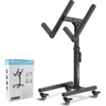 RRP £49.99 - Guitar Amplifier Stands Adjustable Mobile Amp Tilt Back Stand or Amps Speaker Cabinet