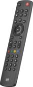 RRP £10.99 - One For All Contour TV Universal Remote - Control of TV/Smart TV - Guaranteed to work
