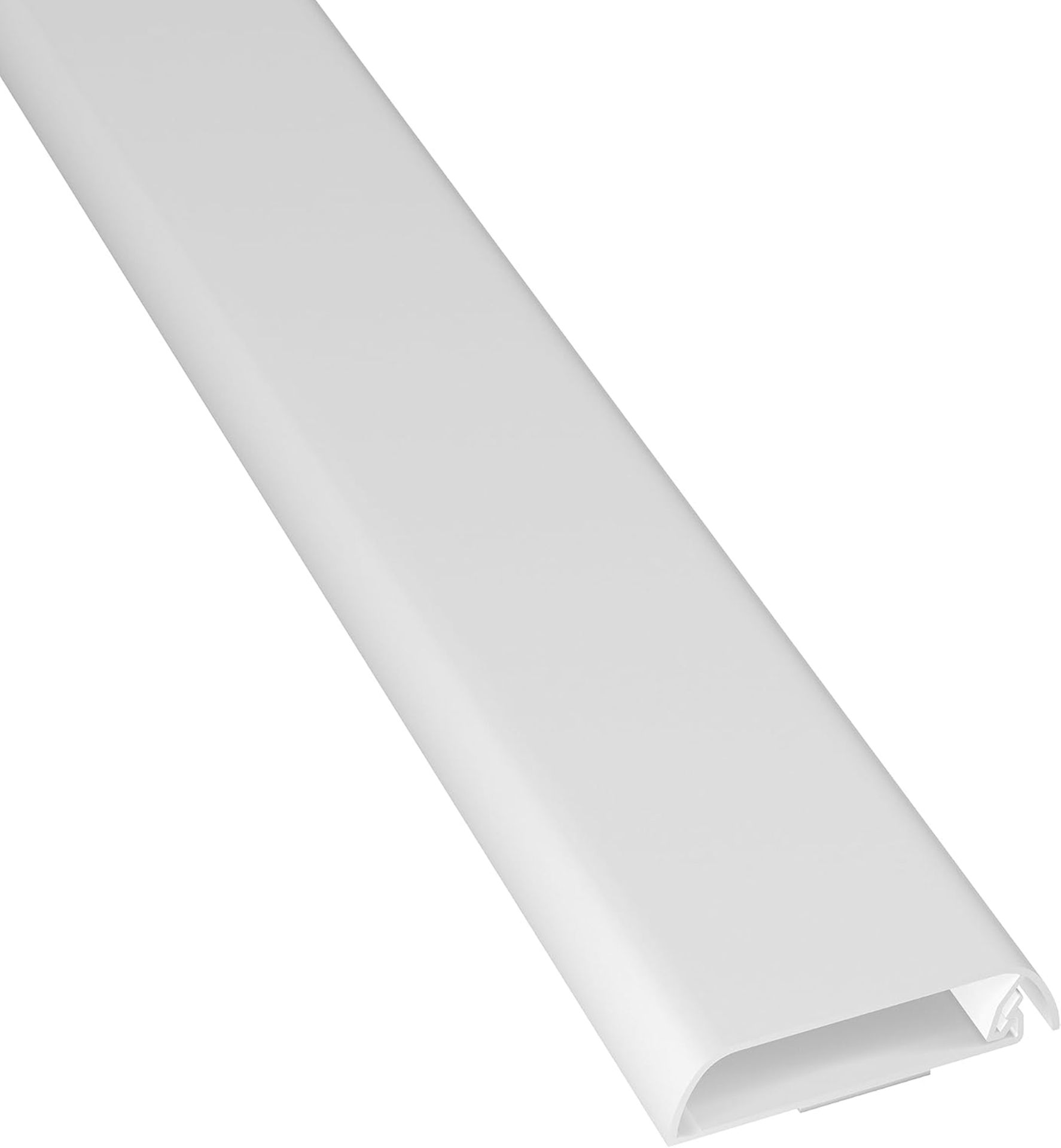 RRP £10.04 - D-Line Cable Trunking, Wire Cover for Wall, TV Cable Tidy, Paintable, Self-Adhesive,