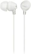 RRP £9.99 - Sony MDR-EX15LPW White Stereo Headphones for MP3, iPod and Walkman