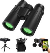 RRP £49.99 - Binoculars for Adults Bird Watching usogood 12x50 High Power Binoculars for Stargazing,