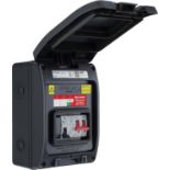 RRP £29.98 - EV Consumer Unit with 100A Main Switch, 40A MCB and Type 2 SPD, Enclosure for