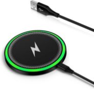 RRP £10.99 - 15W Samsung Wireless Charger Fast Charging Pad for Samsung Galaxy S25 Ultra/S24/S23/