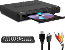 RRP £34.95 - HDMI DVD Player for TV | 1080P Region Free DVD Players for Smart TV | Mini DVD Player